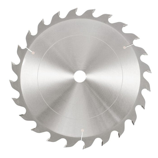 12" Dia, Carbide Tipped, General Ripping Saw Blade, .157” (4.0mm) Kerf, 24 Teeth, FTG