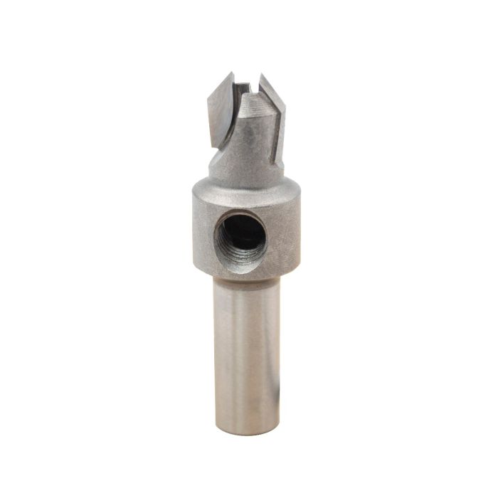 25/64" Dia, Carbide Tipped Countersink 2 Flutes, 1/8" d, 5/16" Shank, 1 5/8" Length