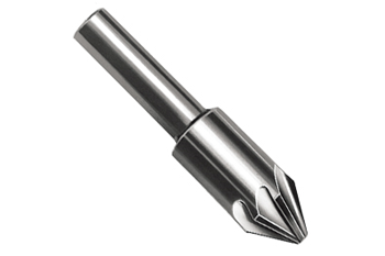 1/2" X 1/4" 6 FLUTE 90 DEGREE HSS COUNTERSINK