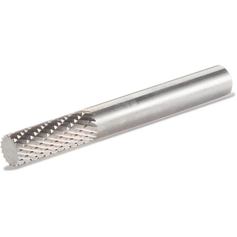 1/4" X 5/8" SA-1 CARBIDE BURR-CYLINDRICAL, PLAIN NOSE