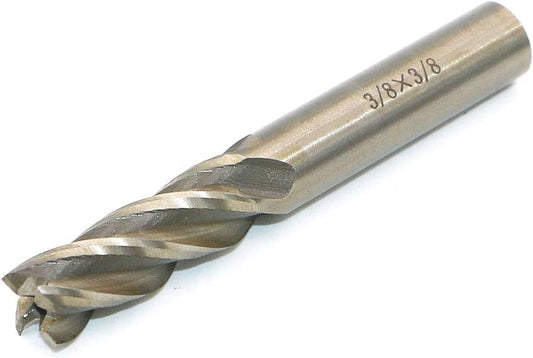 3/8" X 3/8"  4 FLUTE SOLID CARBIDE END MILL