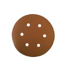 6"  6 HOLE 150 GRIT VELCRO DISC, VC151